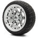 MODZ® 12" Halo Chrome Wheels & Street Tires Combo