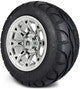 MODZ® 12" Halo Chrome Wheels & Street Tires Combo