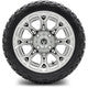 MODZ® 12" Halo Chrome Wheels & Street Tires Combo