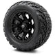 MODZ® 12" Halo Glossy Black Wheels & Off-Road Tires Combo