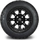 MODZ® 12" Halo Glossy Black Wheels & Street Tires Combo