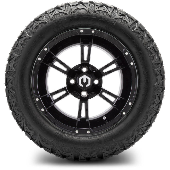 MODZ 14' Ambush Glossy Black - Tire and Wheel Combo