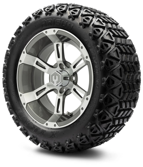 MODZ 14" Ambush Gunmetal Wheels & Off-Road Tires Combo