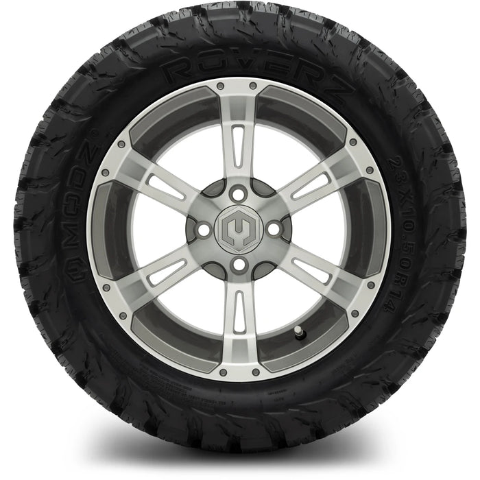 MODZ 14" Ambush Gunmetal Wheels & Off-Road Tires Combo