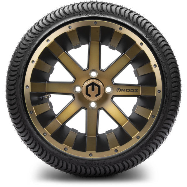 MODZ 14' Assault Matte Bronze - Tire and Wheel Combo
