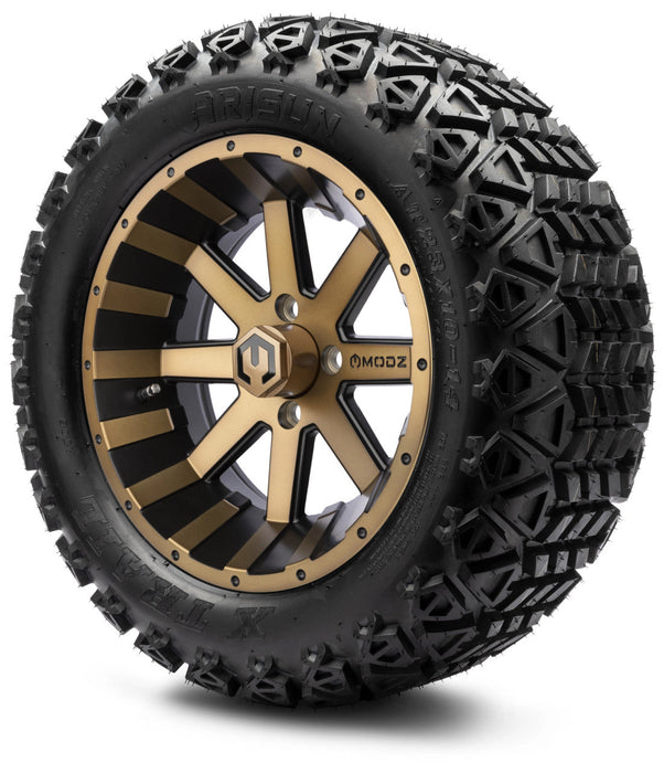 MODZ 14' Assault Matte Bronze - Tire and Wheel Combo