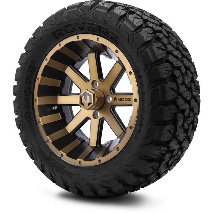 MODZ 14' Assault Matte Bronze - Tire and Wheel Combo