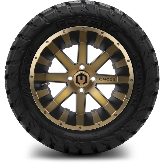 MODZ 14' Assault Matte Bronze - Tire and Wheel Combo