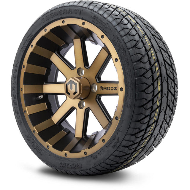MODZ 14' Assault Matte Bronze - Tire and Wheel Combo