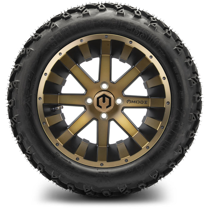MODZ 14' Assault Matte Bronze - Tire and Wheel Combo