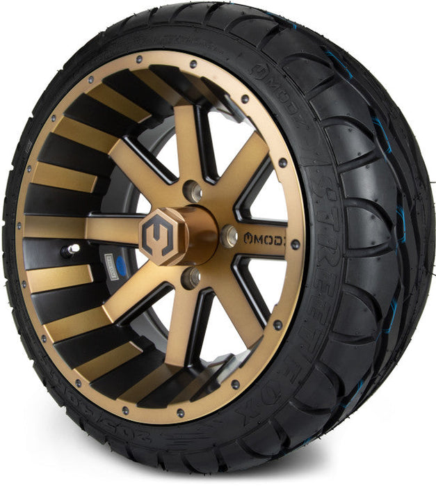 MODZ 14' Assault Matte Bronze - Tire and Wheel Combo