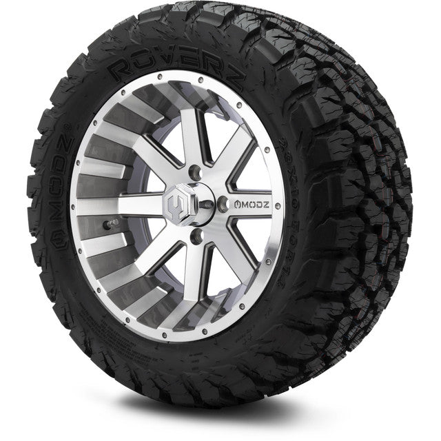 MODZ 14' Assault Machined Gunmetal - Tire and Wheel Combo