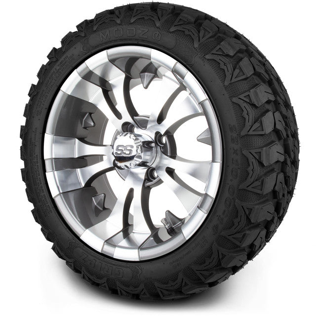 MODZ 14' Vampire Gunmetal - Tire and Wheel Combo