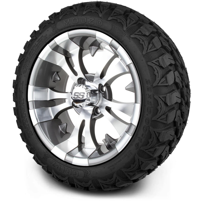 MODZ 14" Vampire Gunmetal Wheels & Off-Road Tires Combo