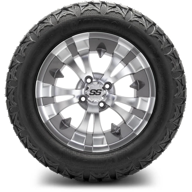 MODZ 14" Vampire Gunmetal Wheels & Off-Road Tires Combo
