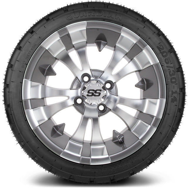 MODZ 14' Vampire Gunmetal - Tire and Wheel Combo