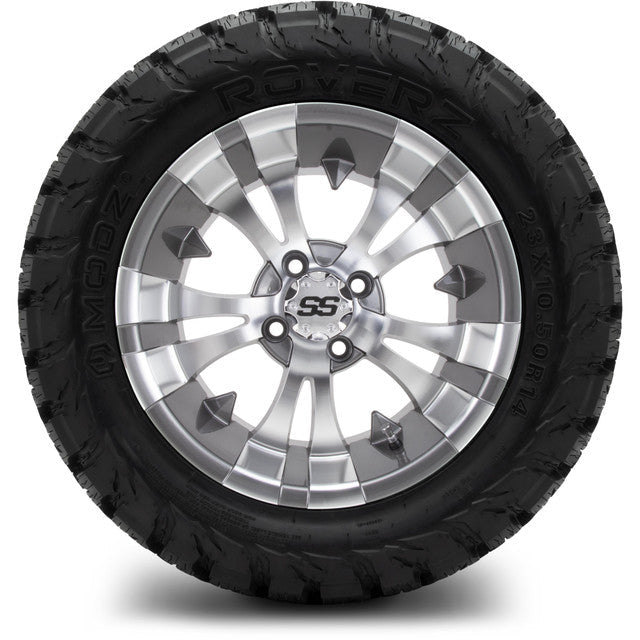 MODZ 14' Vampire Gunmetal - Tire and Wheel Combo
