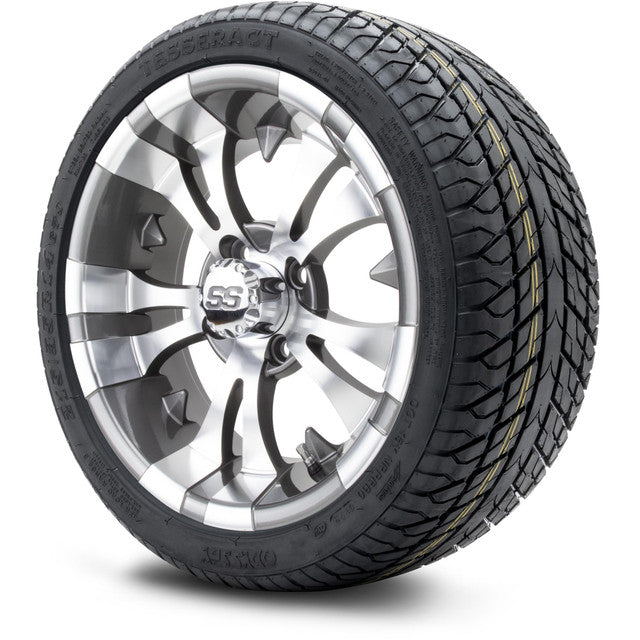 MODZ 14' Vampire Gunmetal - Tire and Wheel Combo