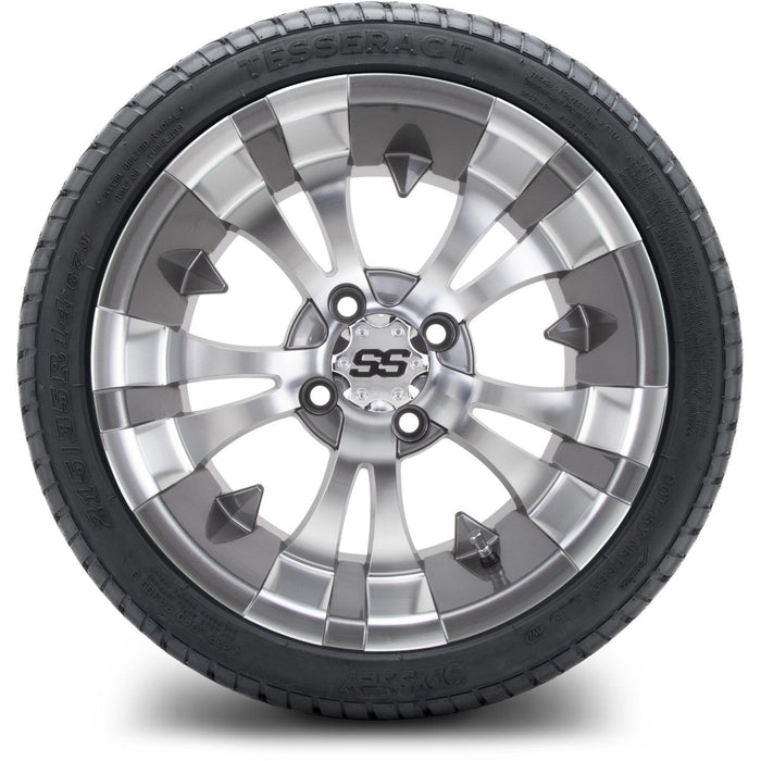 MODZ 14' Vampire Gunmetal - Tire and Wheel Combo