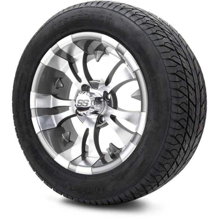 MODZ 14" Vampire Gunmetal Wheels & Street Tires Combo