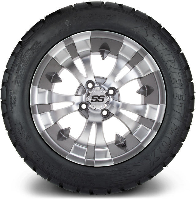 MODZ 14' Vampire Gunmetal - Tire and Wheel Combo