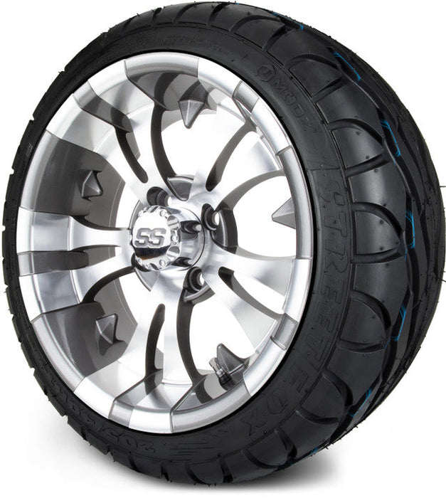 MODZ 14' Vampire Gunmetal - Tire and Wheel Combo