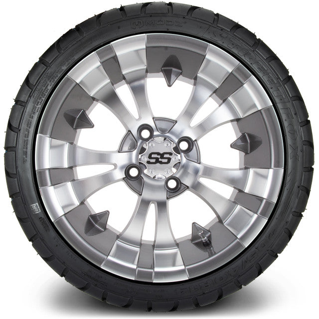 MODZ 14' Vampire Gunmetal - Tire and Wheel Combo