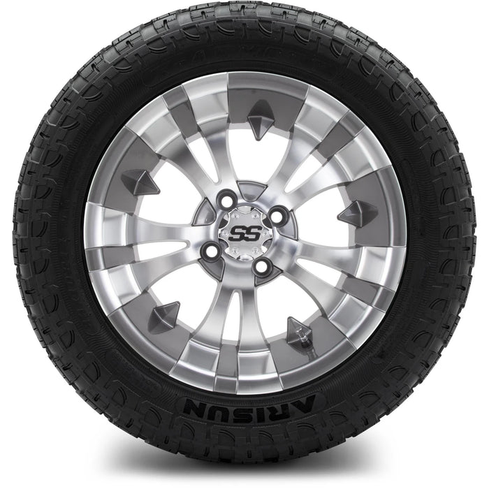 MODZ 14" Vampire Gunmetal Wheels & Off-Road Tires Combo