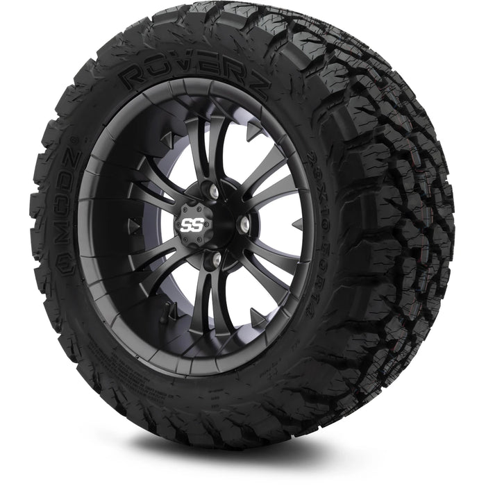 MODZ 14" Vampire Matte Black Wheels & Off-Road Tires Combo
