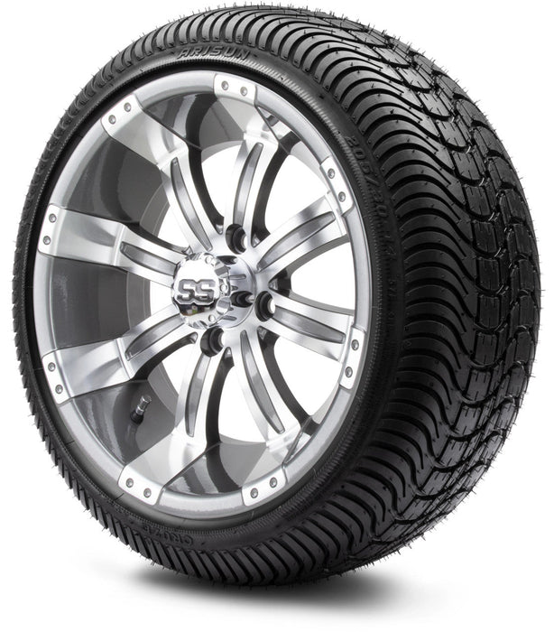 MODZ 14' Tempest Gunmetal - Tire and Wheel Combo