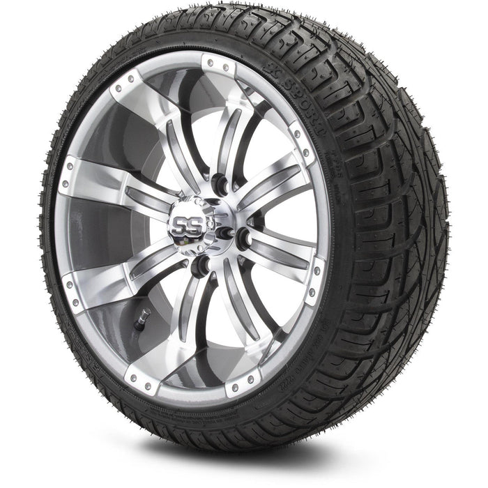 MODZ 14' Tempest Gunmetal - Tire and Wheel Combo