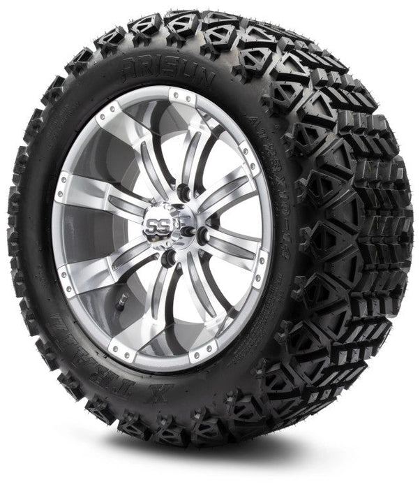 MODZ 14' Tempest Gunmetal - Tire and Wheel Combo