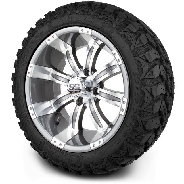 MODZ 14' Tempest Gunmetal - Tire and Wheel Combo