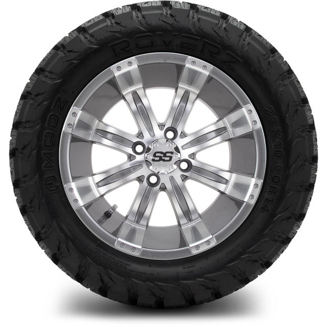 MODZ 14' Tempest Gunmetal - Tire and Wheel Combo