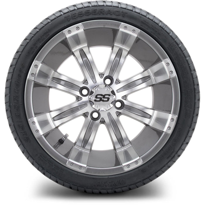 MODZ 14' Tempest Gunmetal - Tire and Wheel Combo