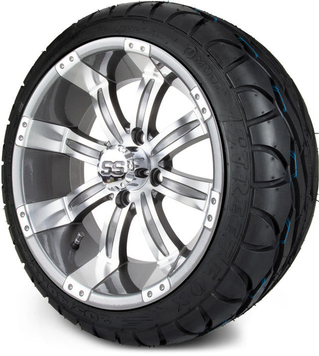 MODZ 14' Tempest Gunmetal - Tire and Wheel Combo