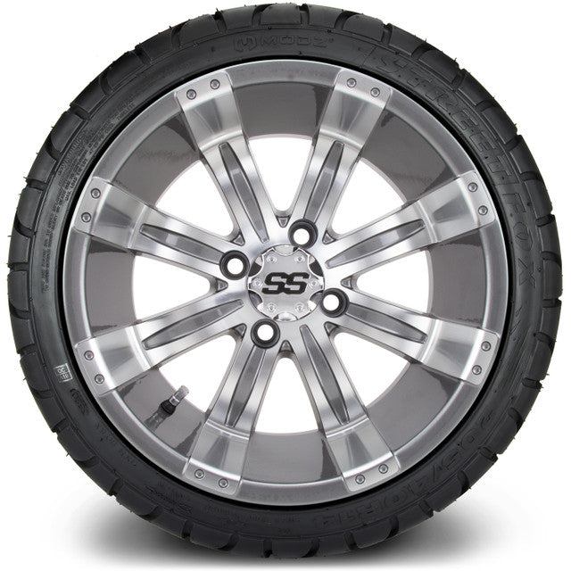 MODZ 14' Tempest Gunmetal - Tire and Wheel Combo