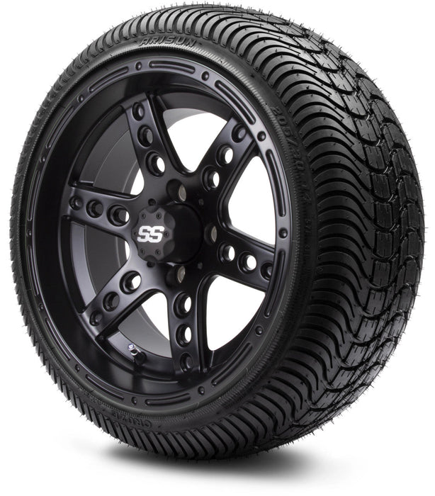 MODZ 14' Reef Matte Black - Tire and Wheel Combo