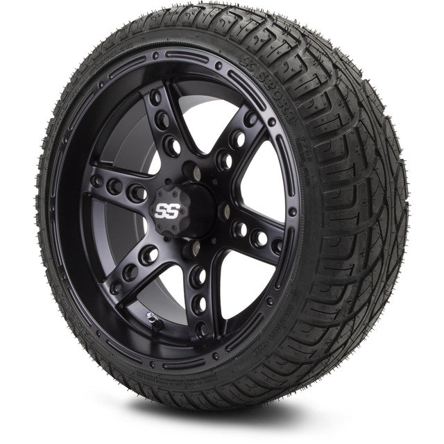 MODZ 14' Reef Matte Black - Tire and Wheel Combo