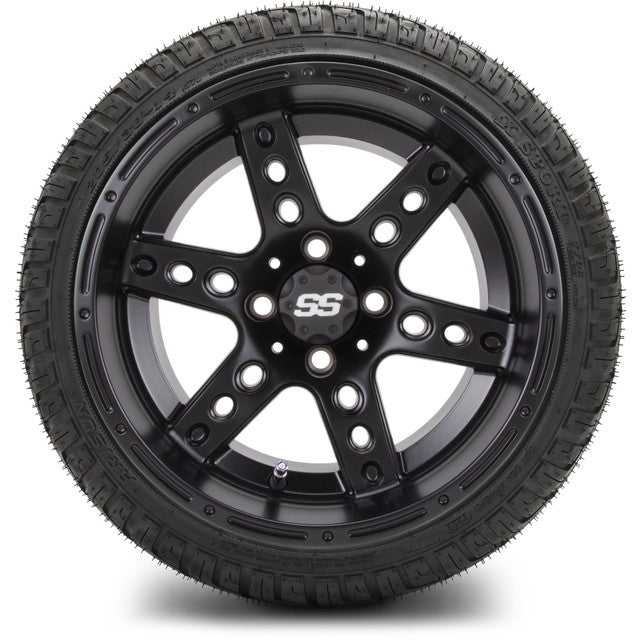 MODZ 14' Reef Matte Black - Tire and Wheel Combo