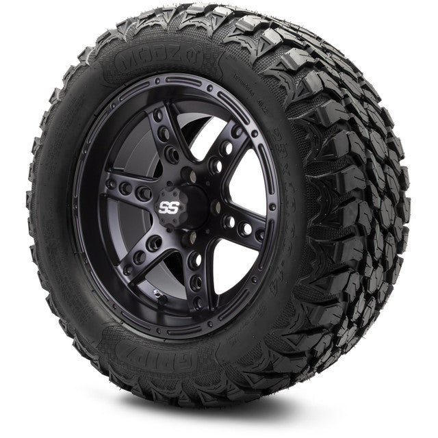 MODZ 14' Reef Matte Black - Tire and Wheel Combo