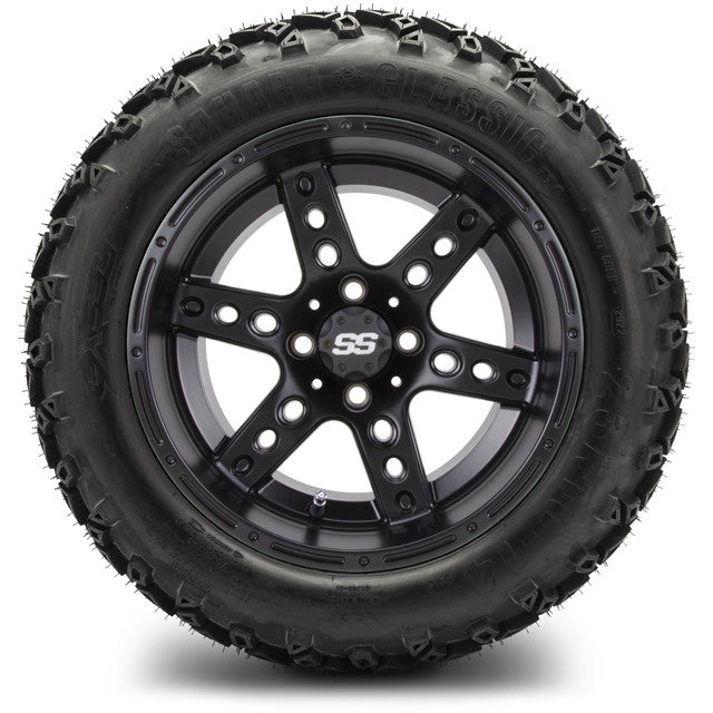 MODZ 14' Reef Matte Black - Tire and Wheel Combo