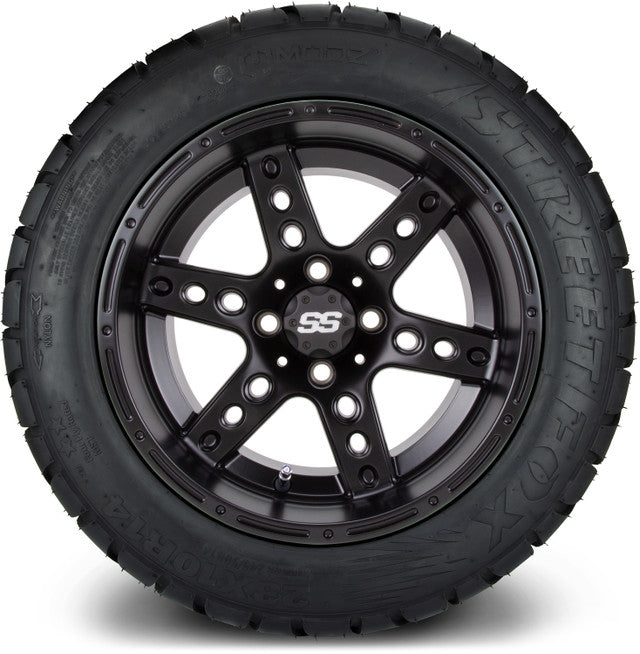 MODZ 14' Reef Matte Black - Tire and Wheel Combo