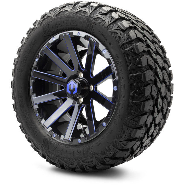 MODZ 14' Mauler Blue & Black - Tire and Wheel Combo