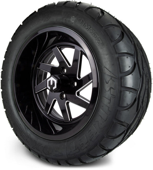 MODZ 14' Fury Glossy Black - Tire and Wheel Combo