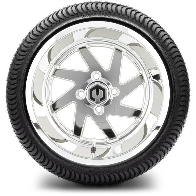 MODZ 14' Fury Chrome - Tire and Wheel Combo