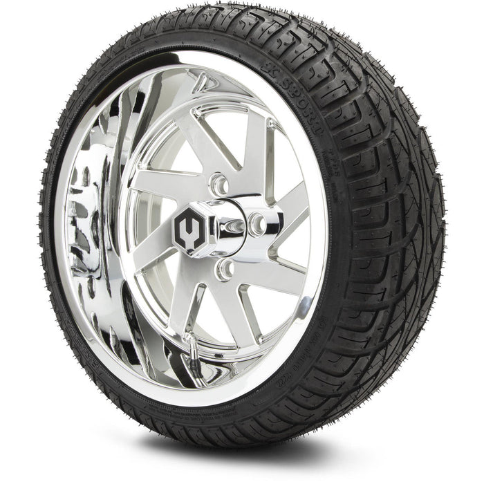 MODZ 14' Fury Chrome - Tire and Wheel Combo