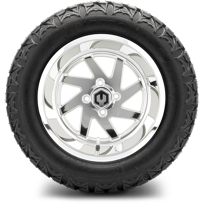 MODZ 14" Fury Chrome Wheels & Off-Road Tires Combo