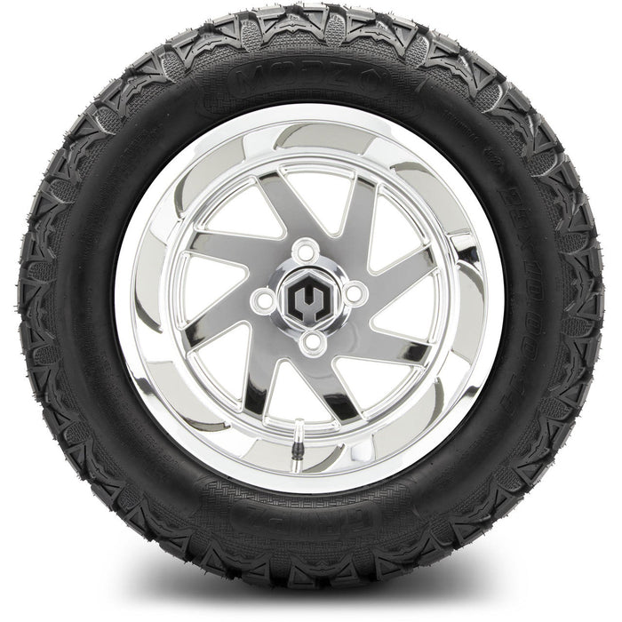 MODZ 14' Fury Chrome - Tire and Wheel Combo