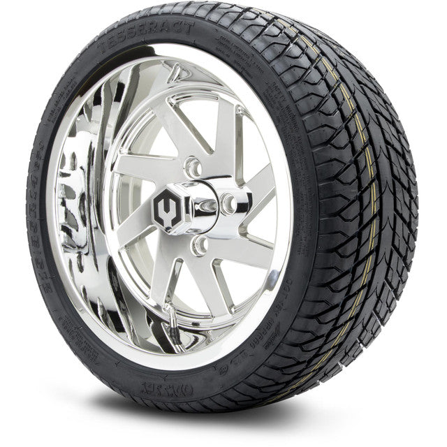 MODZ 14' Fury Chrome - Tire and Wheel Combo